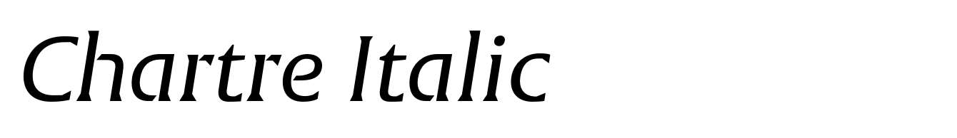 Chartre Italic